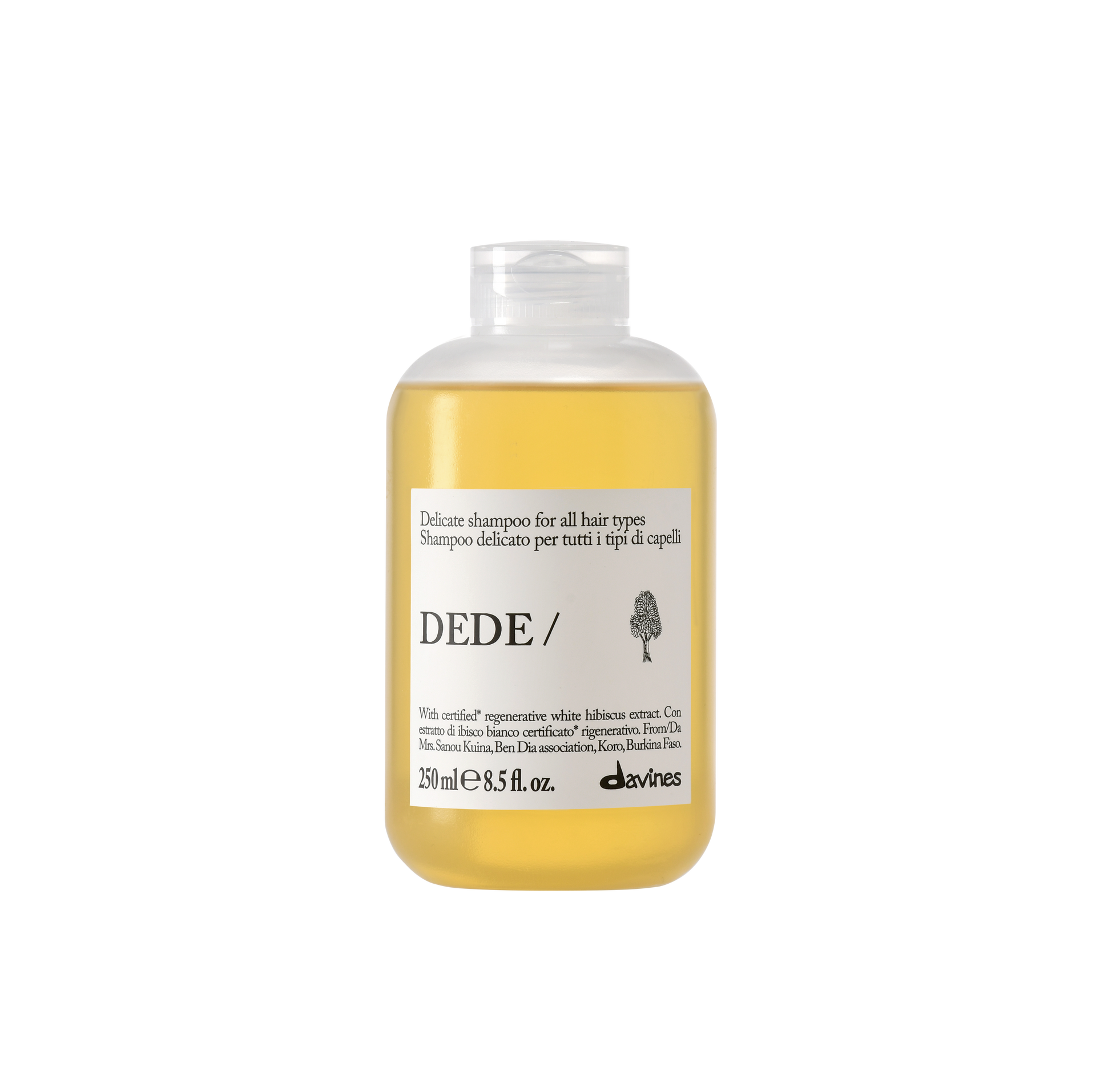 ŠAMPŪNAS VIDUTINIO STORUMO IR PLONIEMS PLAUKAMS PH: 5.3 | DEDE